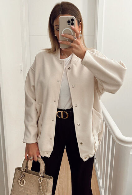 Jacket Aviator - BEIGE 