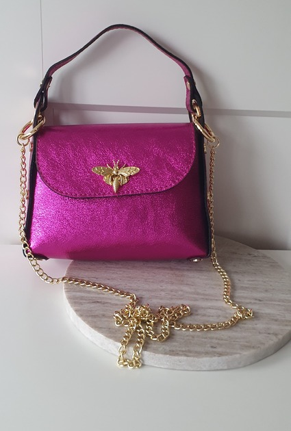 Tas Bee - ROZE METALLIC