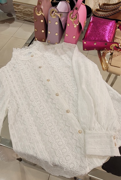 Blouse Eliza - WIT