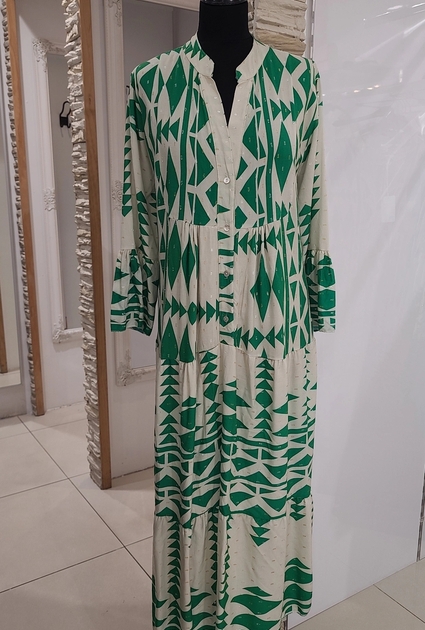 Dress Delphine - EMERALD GREEN