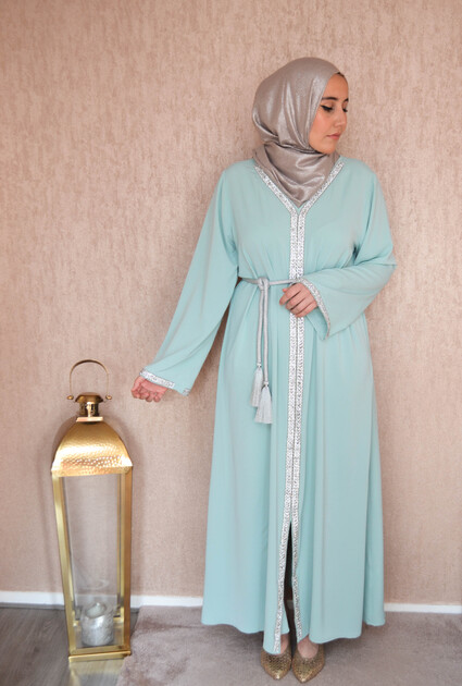 Abaya Sakina -BLAUW