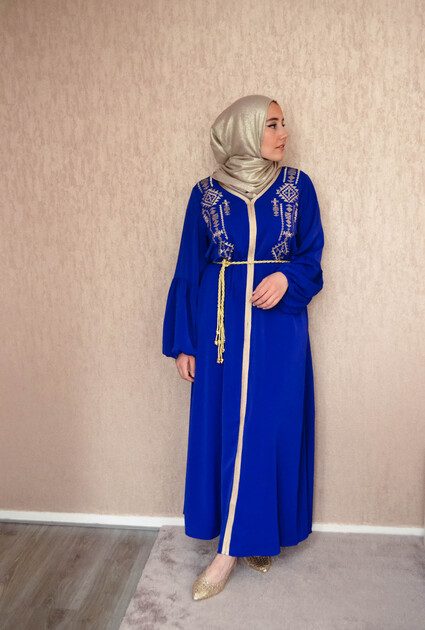 Abaya Kaltoum - ROYAL BLUE