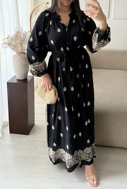 Blousedress Reema - BLACK