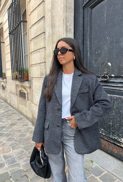 Blazer Izza - GRIJS
