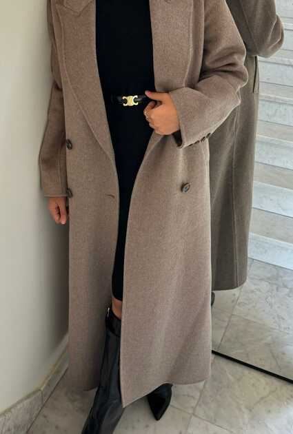 Mantel Celia - TAUPE 