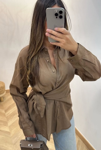 Blouse Rania - TAUPE 