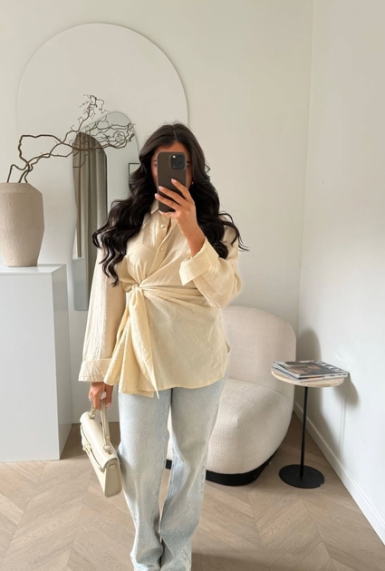 Blouse Rania - CRÈME 