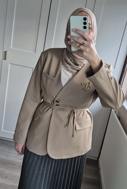 Blazer Ava - BEIGE 
