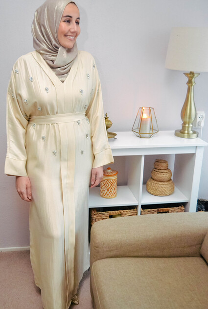 Abaya Fayza - BEIGE