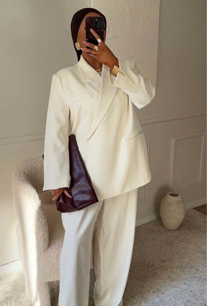 Blazer Dania - CRÈME 