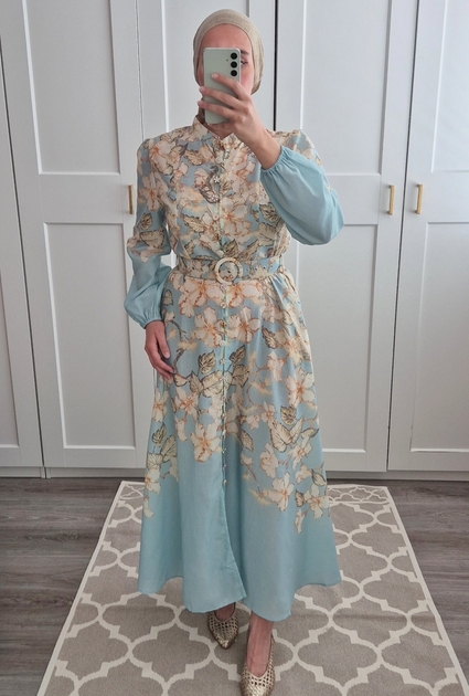 Jurk Acacia - BLAUW 