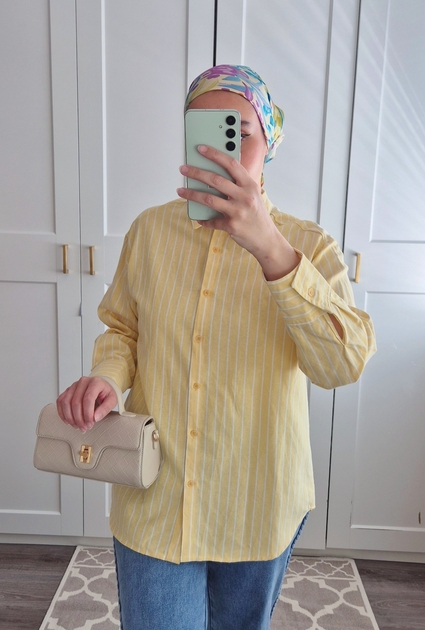 Blouse Oxford - GEEL