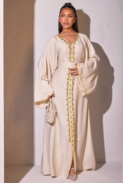 Abaya Yasmin - CRÈME 
