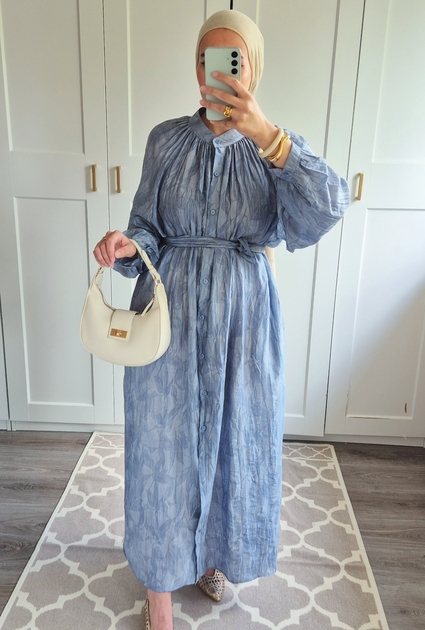 Blousejurk Carrie - BLAUW