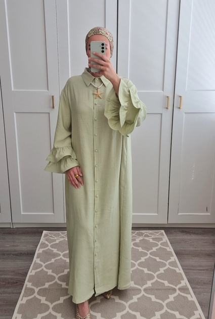 Jurk Adila - GROEN
