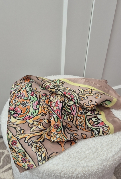 Shawl Silk - BEIGE