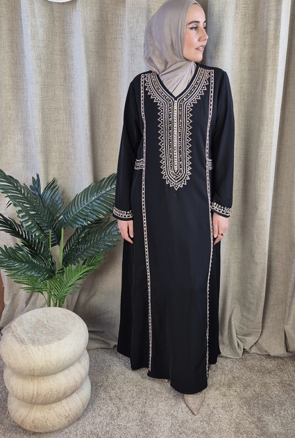 Abaya Halah - ZWART