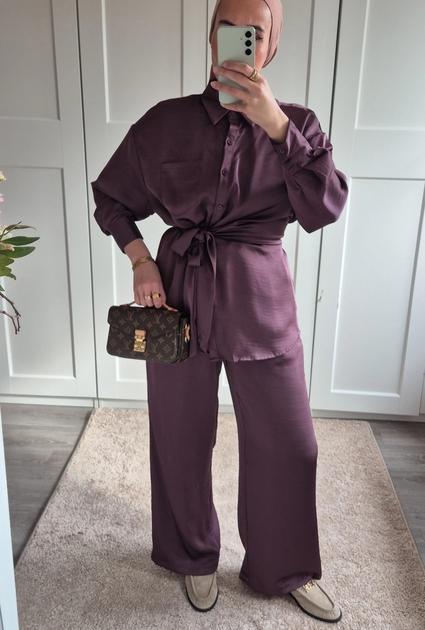 Set Alaïa - AUBERGINE