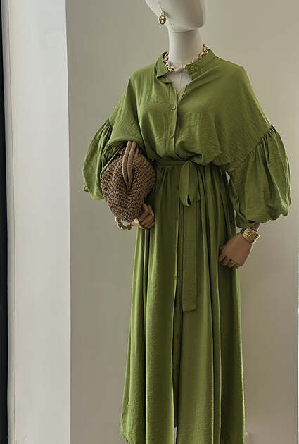 Jurk Mia - GROEN