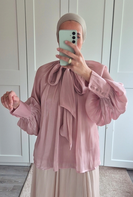 Blouse Ribbon - ROZE