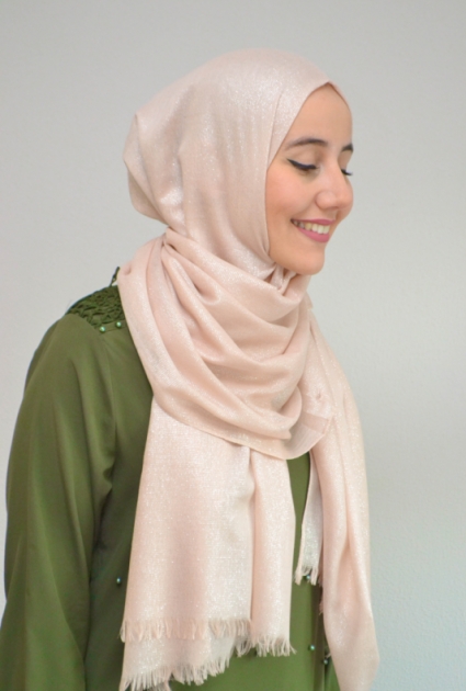 Shawl Shine - PINK ZILVER