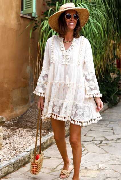 Tuniek Ibiza - CREAM