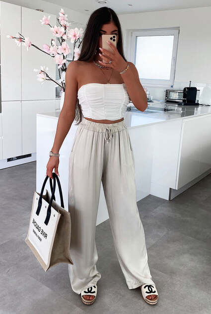Broek Melody - CRÈME 