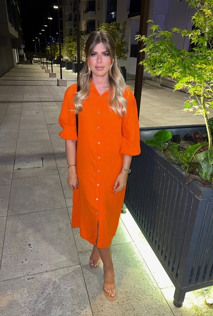 Jurk Ayana - ORANJE