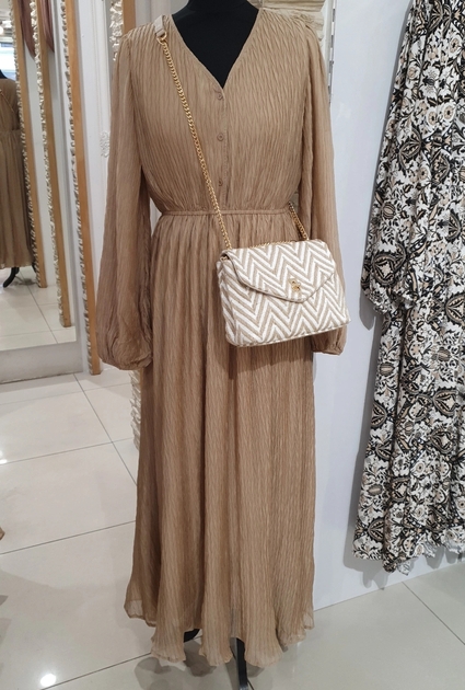 Jurk Gatsby - BEIGE